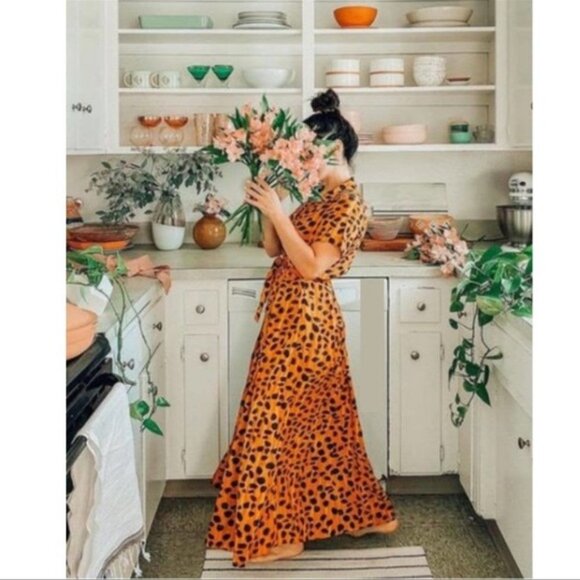 Anthro Porridge Vianne Maxi Shirtdress 6 Petite - Picture 1 of 13